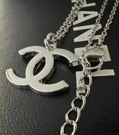 CCロゴネックレス ノベルティ　ロゴネックレス　ペンダン　希少　シルバー訳あり③