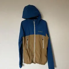 Columbia マウンテンパーカー 青/茶色