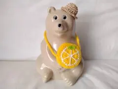 しろくま貯金箱 麦わら帽子 お花の首飾り バッグ 3点セット - メルカリ