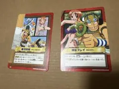 ワンピースカード　ナミ　ウソップ