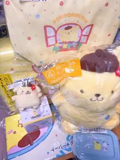 サンリオキャラクターズ当りくじ ポムポムプリン キャリーバッグ 7点セット