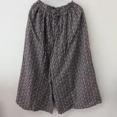 Samansa Mos2(SM2)　ワイドパンツ　FREE　コットン　花柄