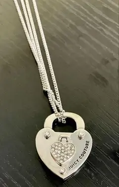 juicycouture オープン ハート ネックレス シルバーのサムネイル