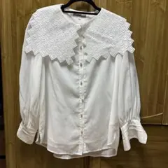 JUSGLITTY ブラウス レース パール 2サイズ