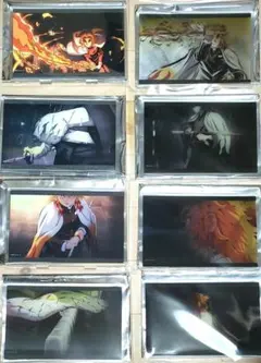 鬼滅の刃 無限列車編 炎柱 レンチキュラーアクリルスタンド 全8種セット