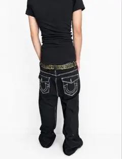 True Religion ブラックデニム DAB着用のサムネイル