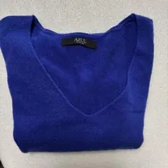 ＡＺUＬ　Vネック長袖薄手のニット Mサイズ