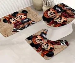 【新品未使用品】ミッキー&ミニー Disney 　マット3点セット