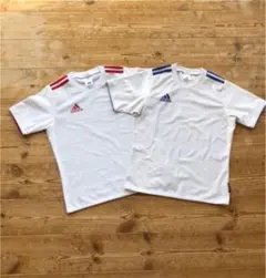 adidas アディダス  白Tシャツ  140cm ２枚セット