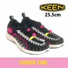25.5 KEEN ユニークスニーク サンダル ブラックピンク 1022405