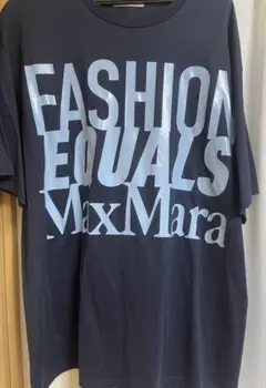MaxMara ロゴプリント Tシャツ ブラック