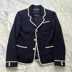 90's Ralph Lauren テーラードジャケット パイピング ニット