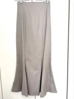 【SNIDEL】マーメイドスカート ロング ベージュ サイズ1 美シルエット