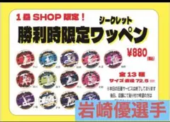 阪神タイガース　2025勝利時限定ワッペン　岩崎優選手
