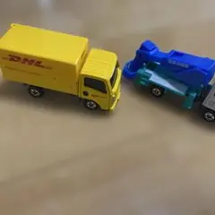 DHL ミニカー トラック 黄色