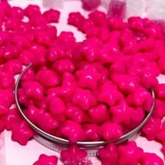 【マゼンタ】星形シーリングワックス100粒