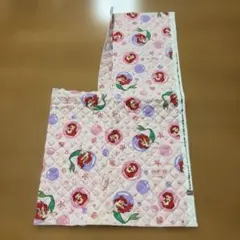 ディズニー　アリエル　キルティング　ハギレ　ピンク色