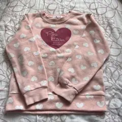 Pink Kitten ハート柄 トレーナー