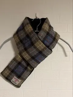 HarrisTweed チェック柄マフラー