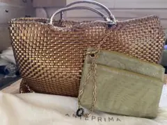 お値下げ★ANTEPRIMA アンテプリマ ゴールド イントレッチオ★