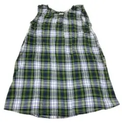 BREEZE チェックワンピース　袖なし　チェック　ワンピース　女の子　子ども服
