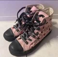 Honeys colza スター 星 ハイカット スニーカー シューレース ラメのサムネイル