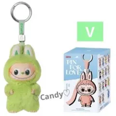 ラブブ イニシャル Vぬいぐるみ アルファベット Labubu 【正規品】36