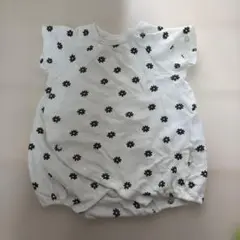 アプレレクール　花柄ロンパース　80 半袖