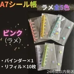 【SUI様専用】ピンクラメ×２　リフィル20枚