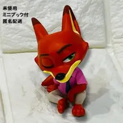 【極美品・ミニブック付】肩ズンFig. ズートピア2 ニック ガチャ フィギュア