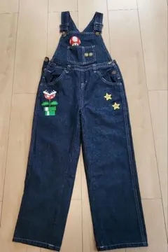 SUPER MARIO デニムオーバーオール 130cm - メルカリ