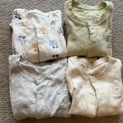 ユニクロ　カバーオール4点セット　 70-80 まとめ買い