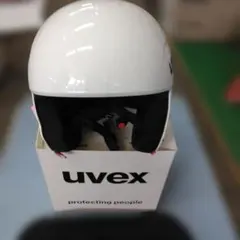 uvex ヘルメット ホワイト 収納袋付き 56-57 - メルカリ