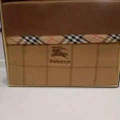 新品未使用　ウール100%　BURBERRYS純毛毛布