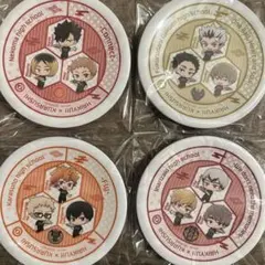 くら寿司！ハイキュー!! コラボキャラクター プレート 4枚セット