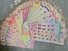 【27枚】ラブブ　キラキラシール