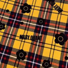 マリークワント⭐️オックス生地　　　 デイジーチェック柄　イエロー