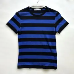 Bshop time after time Tシャツ ボーダー 青 黒のサムネイル