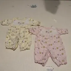 ミッフィー柄ロンパース2点セット