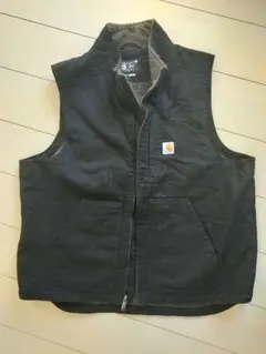 Carhartt ダックベスト ブラック ボアライニング XL ルーズフィット