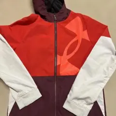 アンダーアーマー　YLG 150 パーカー　ウインドブレーカー　シャカシャカ　赤