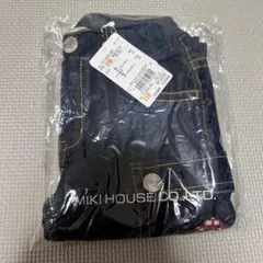 Miki House ネイビー デニム長ズボン