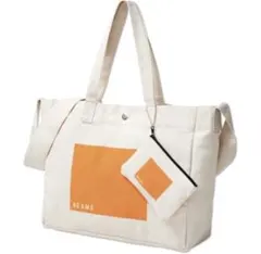 付録　BEAMS（ビームス）ショルダーストラップ付きトートバッグ&ポーチ