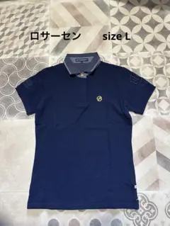 ロサーセン★ネイビー ポロシャツ サイズLのサムネイル