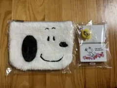 ゼクシィ　スヌーピー　もふもふマルチポーチ&印鑑ケース