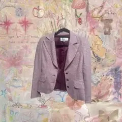 JILLSTUART ピンクジャケット 春コーデ ガーリー フェミニン