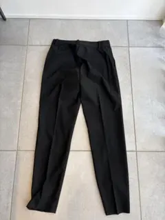 UNIQLO スマートアンクルパンツ S 黒 ウエストゴム