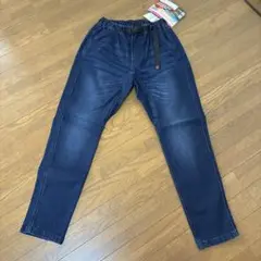新品クライミングパンツoutdoorダークブルーデニム