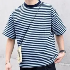 SHIPS any シップス エニィ ボーダー Tシャツ 半袖 Mサイズのサムネイル