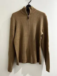 【希少な香港製】Polo Ralph Lauren ハーフジップウールセーター